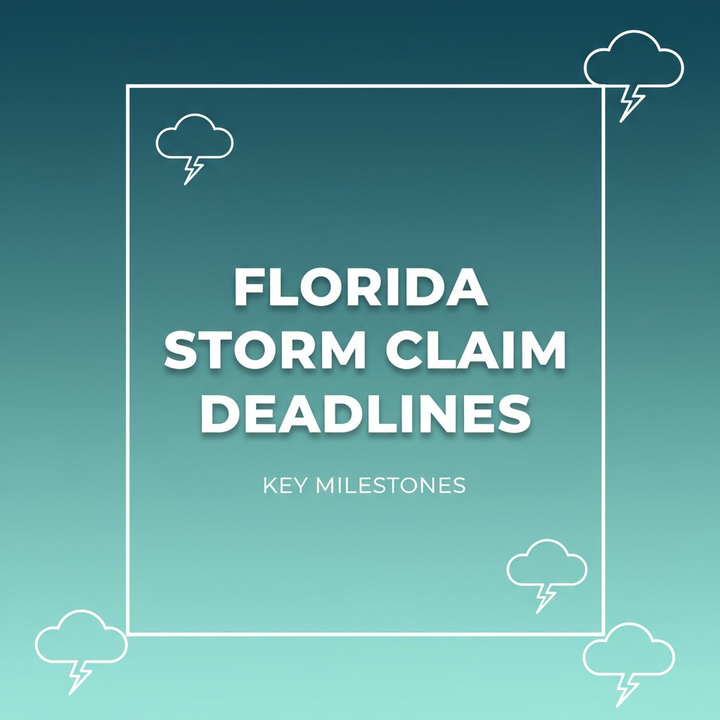 Florida Storm Claim Deadlines