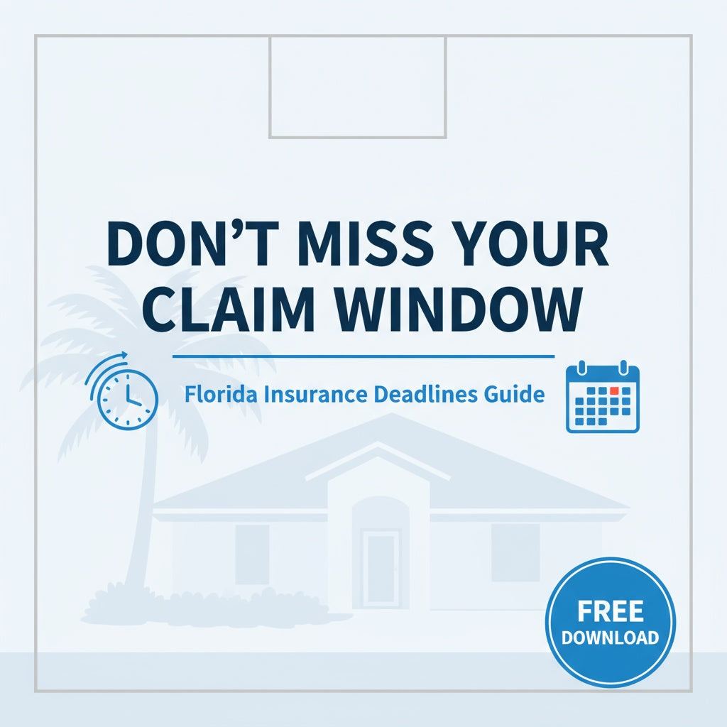 Florida Storm Claim Kickoff Checklist